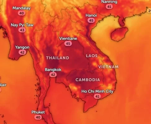 Nắng nóng khắp nơi Đông Nam Á chưa có dấu hiệu giảm